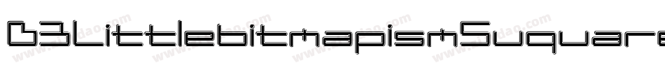 D3LittlebitmapismSuquare-jEol字体转换