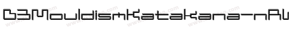 D3MouldismKatakana-nRWR字体转换