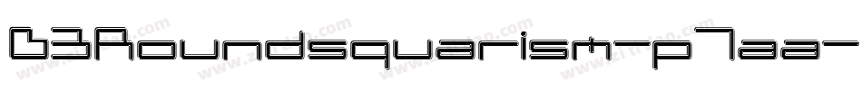 D3Roundsquarism-p7aa字体转换