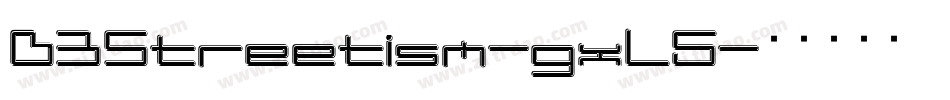 D3Streetism-gxL5字体转换