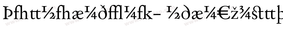 ThrohandInk-RomanExpert字体转换