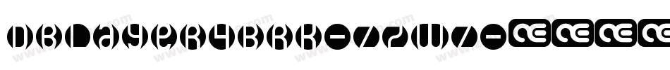 DbLayer4Brk-ZzWZ字体转换