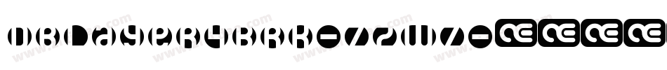 DbLayer4Brk-ZzWZ字体转换