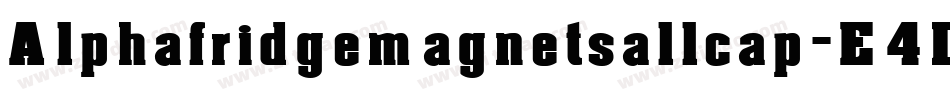 Alphafridgemagnetsallcap-E4Dg字体转换