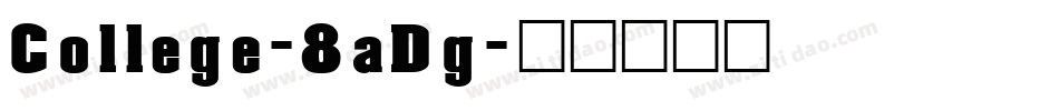 College-8aDg字体转换