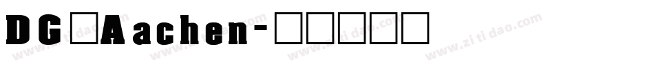 DG_Aachen字体转换