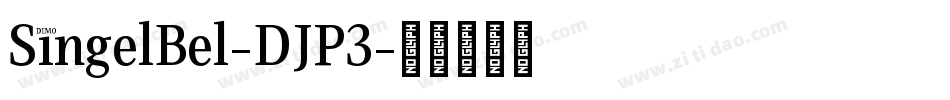 SingelBel-DJP3字体转换