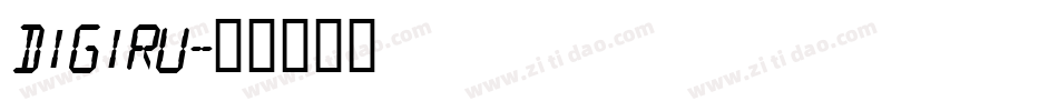 DIGIRU字体转换