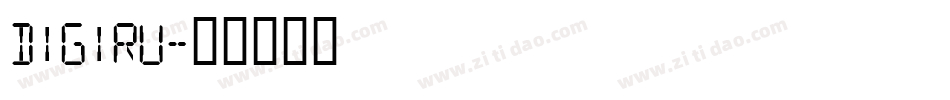 DIGIRU字体转换