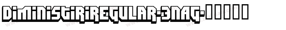 DiministiriRegular-3nAG字体转换