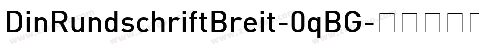 DinRundschriftBreit-0qBG字体转换