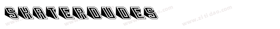 SKATERDUDES字体转换