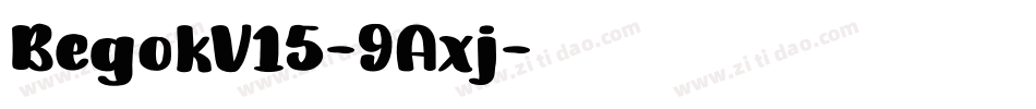 BegokV15-9Axj字体转换