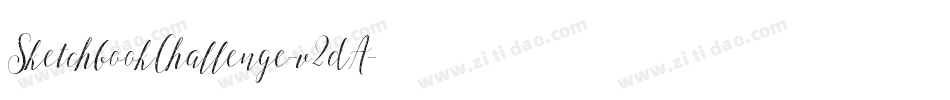 SketchbookChallenge-v2dA字体转换 SketchbookChallenge-v2dA字体转换