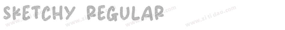 Sketchy-Regular字体转换
