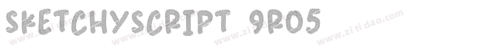 SketchyScript-9rO5字体转换