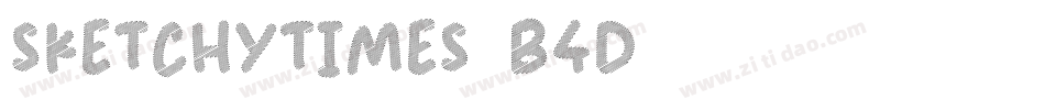 SketchyTimes-B4d字体转换