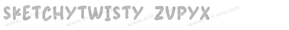 SketchyTwisty-ZVpYx字体转换