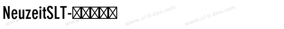 NeuzeitSLT字体转换