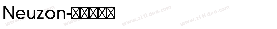 Neuzon字体转换