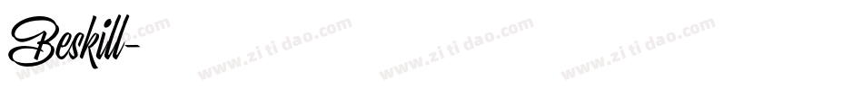 Beskill字体转换