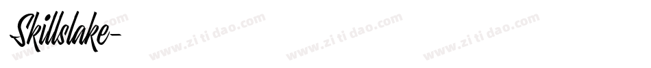 Skillslake字体转换