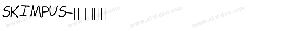 SKIMPUS字体转换