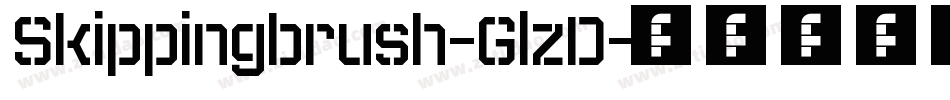 Skippingbrush-GlzD字体转换