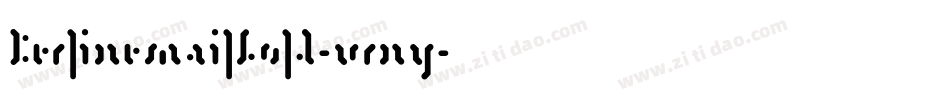 Berlinemailbold-vrny字体转换