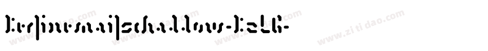 Berlinemailschaddow-BzLG字体转换