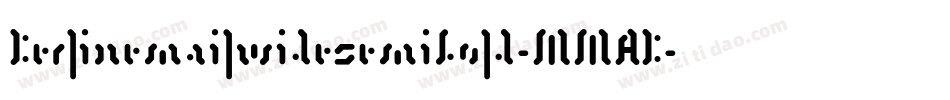 Berlinemailwidesemibold-MMAB字体转换