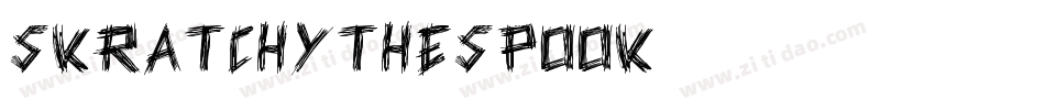 SKRATCHYthespook字体转换