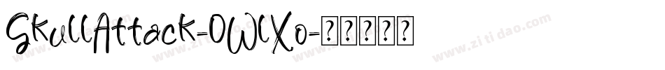 SkullAttack-0WlXo字体转换