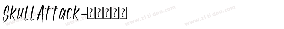 SkullAttack字体转换