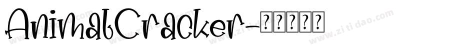 AnimalCracker字体转换