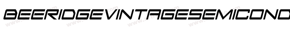 BeeRidgeVintageSemiCondensedBold-vyWD字体转换