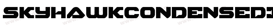 SkyhawkCondensedItalic-BMPw字体转换