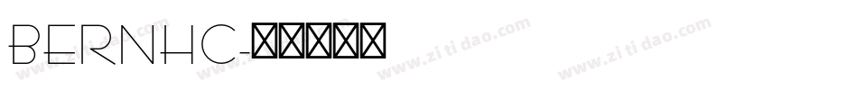 BERNHC字体转换