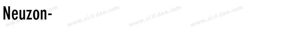 Neuzon字体转换