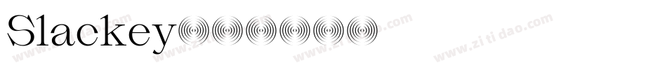 Slackey字体转换