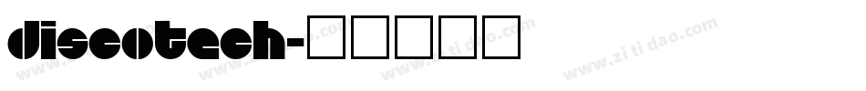 discotech字体转换