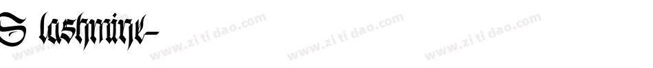 Slashmine字体转换