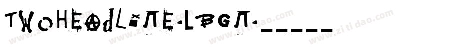 TwoHeadline-LBgn字体转换