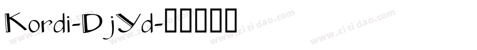 Kordi-DjYd字体转换