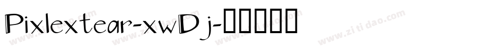 Pixlextear-xwDj字体转换