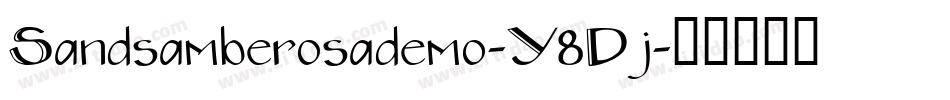 Sandsamberosademo-Y8Dj字体转换