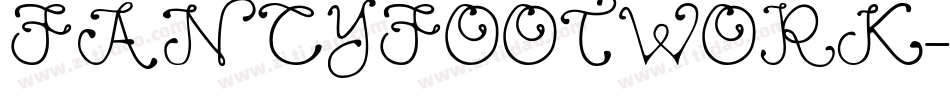 FANCYFOOTWORK字体转换