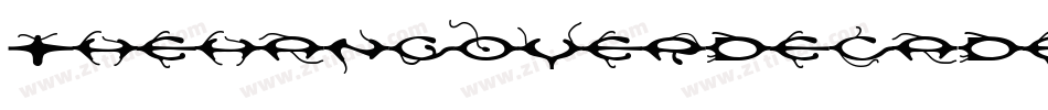 Thehangoverdecaderegular-OVZAd字体转换