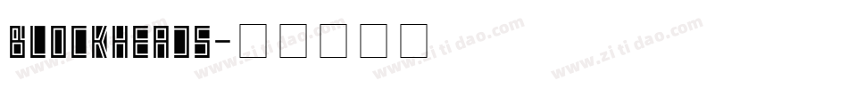 Blockheads字体转换