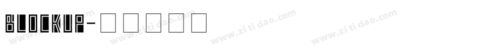 blockup字体转换